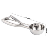 Ice Cream Spoon Multi Function 304 Stainless Steel Fruit Melon Meat Scoop Kitchen Utensils(J10189B 55 )