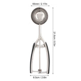 Ice Cream Spoon Stainless Steel Ice Cream Fruit Scoop Melon Baller Digging Ball for Kitchen55mm - Extra Image