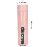 Smart Water Bottle Touch Temperature Display Timed Reminder Vacuum Insulated Bottle Battry PoweredPink