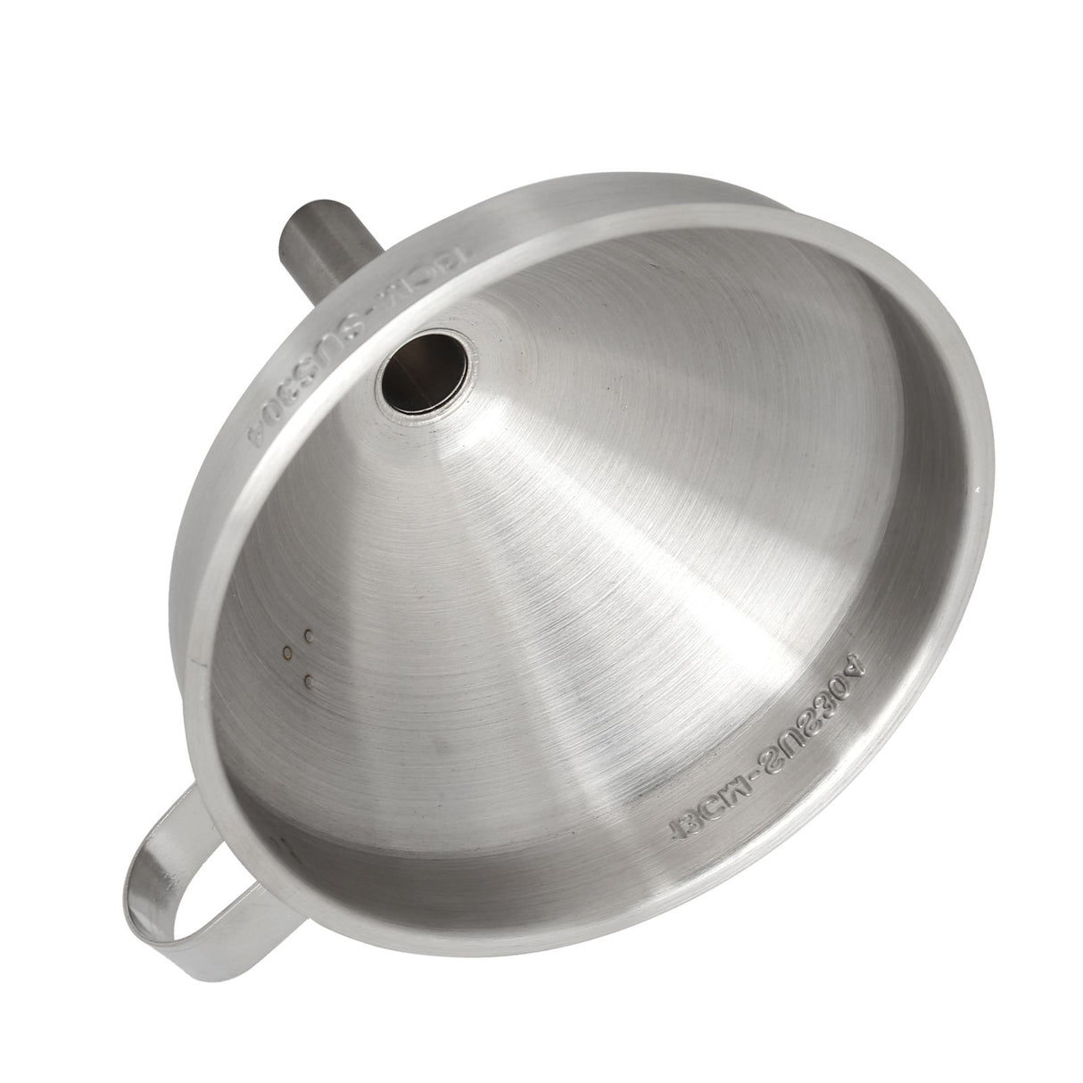 304 Stainless Steel Kitchen Funnel with Filter for Transferring of Liquid Dry Ingredients13cm Mouth Diameter