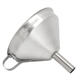 304 Stainless Steel Kitchen Funnel with Filter for Transferring of Liquid Dry Ingredients13cm Mouth Diameter