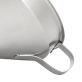 304 Stainless Steel Kitchen Funnel with Filter for Transferring of Liquid Dry Ingredients13cm Mouth Diameter