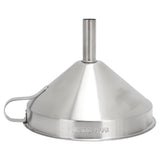 304 Stainless Steel Kitchen Funnel with Filter for Transferring of Liquid Dry Ingredients15cm Mouth Diameter