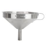 304 Stainless Steel Kitchen Funnel with Filter for Transferring of Liquid Dry Ingredients15cm Mouth Diameter