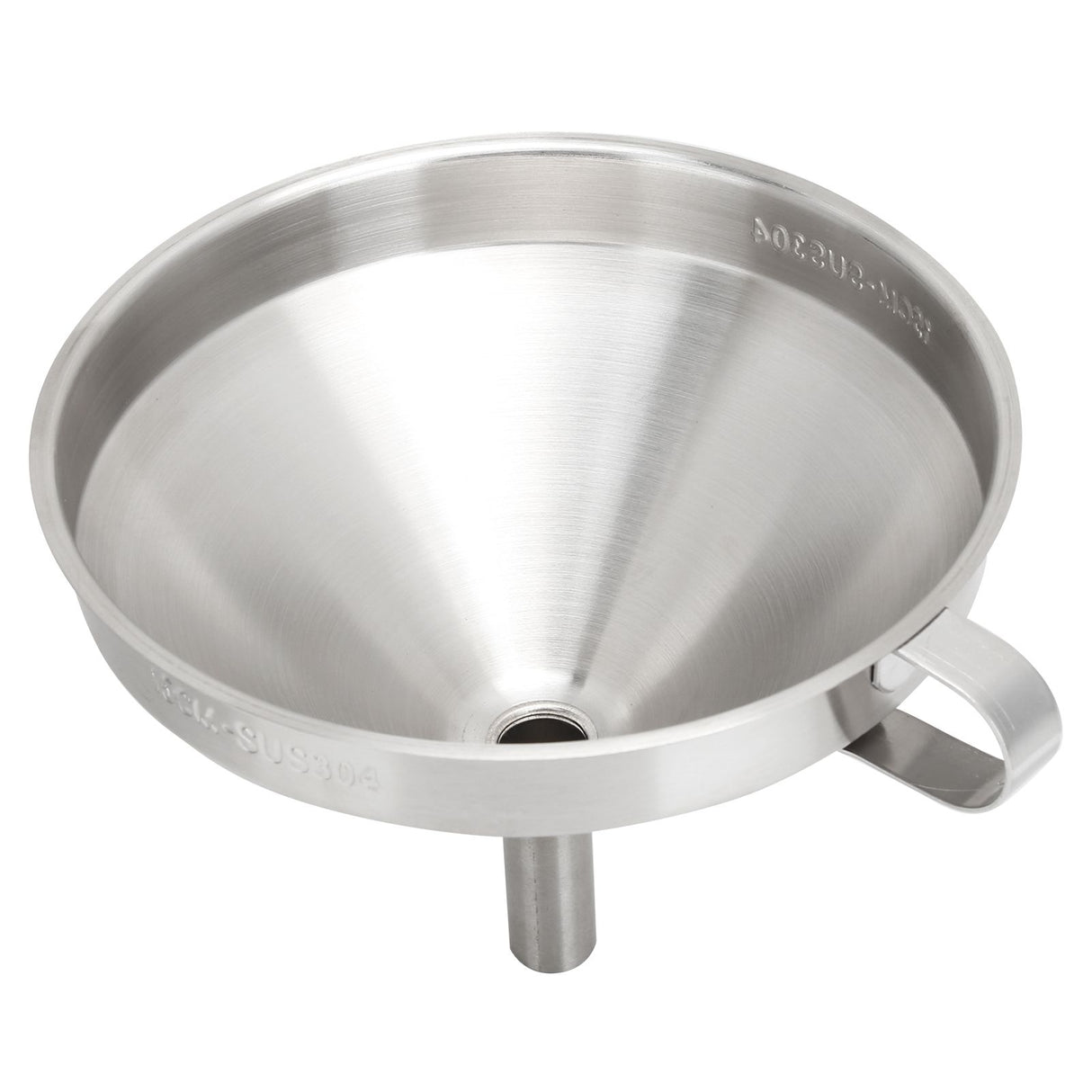 304 Stainless Steel Kitchen Funnel with Filter for Transferring of Liquid Dry Ingredients15cm Mouth Diameter