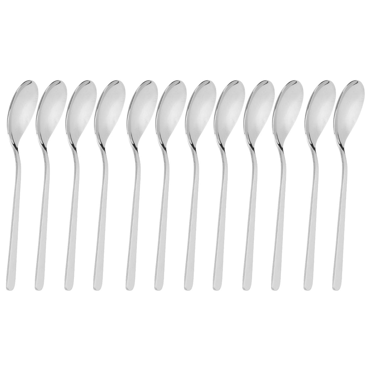 12PCS Silverware Set Stainless Steel Flatware Cutlery Kitchen Utensils for Hotel RestaurantSpoon