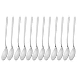12PCS Silverware Set Stainless Steel Flatware Cutlery Kitchen Utensils for Hotel RestaurantSpoon