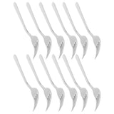 12PCS Silverware Set Stainless Steel Flatware Cutlery Kitchen Utensils for Hotel RestaurantFork