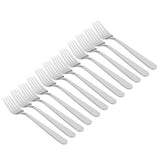 12PCS Silverware Set Stainless Steel Flatware Cutlery Kitchen Utensils for Hotel RestaurantFork
