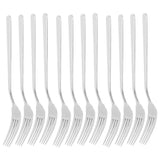 12PCS Silverware Set Stainless Steel Flatware Cutlery Kitchen Utensils for Hotel RestaurantFork