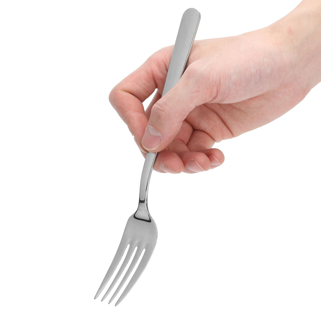 12PCS Silverware Set Stainless Steel Flatware Cutlery Kitchen Utensils for Hotel RestaurantFork
