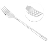 Stainless Steel Dinner Forks Salad Fork Cutlery Tableware for Home Restaurant Supplies - Close-Up Angle