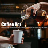 Reusable Glass Coffee Pot with Stainless Steel Filter Manual Drip Coffee Maker Set200ml