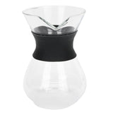 Reusable Glass Coffee Pot with Stainless Steel Filter Manual Drip Coffee Maker Set400ml