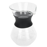 Reusable Glass Coffee Pot with Stainless Steel Filter Manual Drip Coffee Maker Set400ml