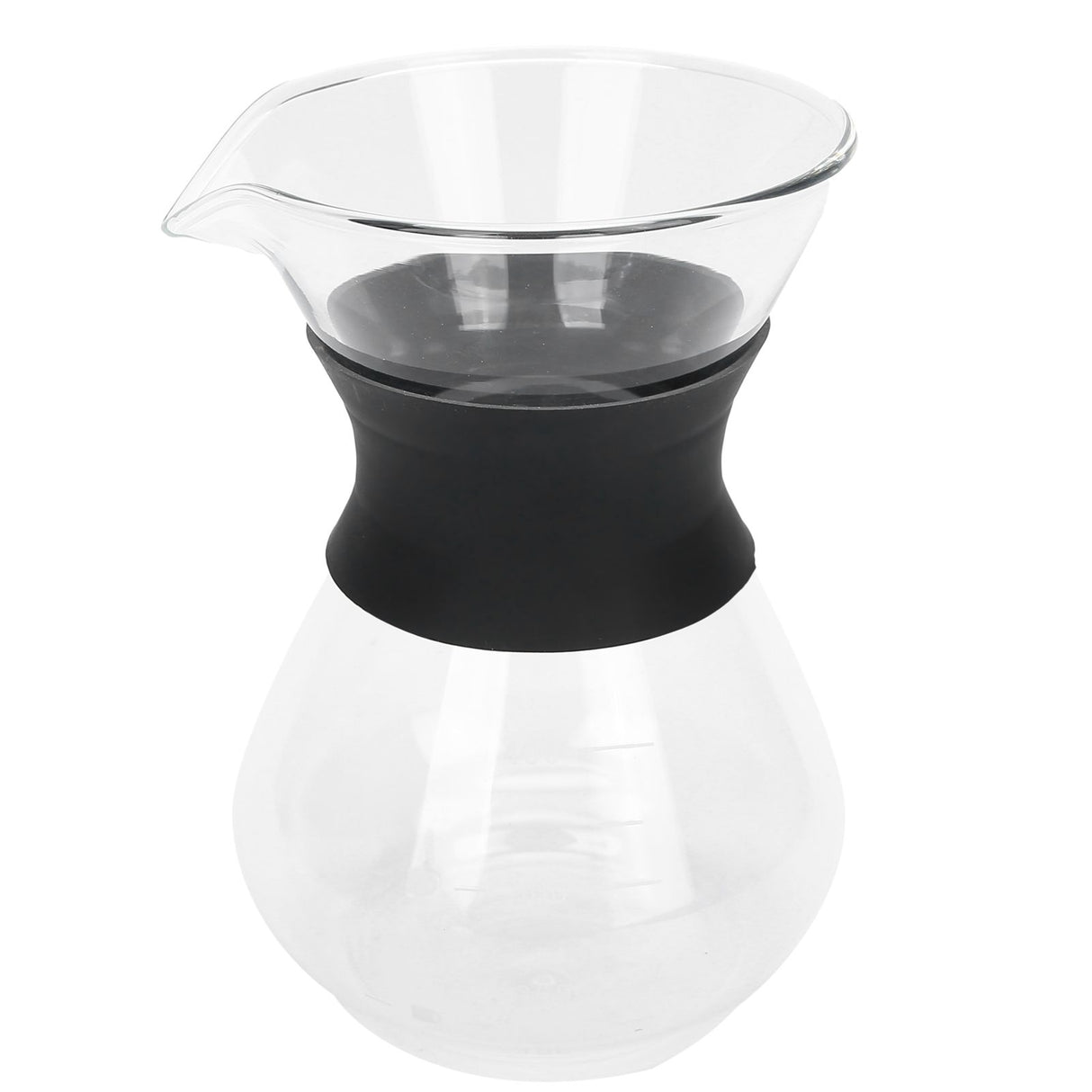 Reusable Glass Coffee Pot with Stainless Steel Filter Manual Drip Coffee Maker Set400ml