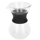 Reusable Glass Coffee Pot with Stainless Steel Filter Manual Drip Coffee Maker Set400ml