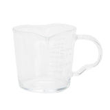 Coffee Cup with Double Spouts Scale Hand Made Borosilicate Glass Measuring Cup 70ml