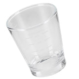 80ml Coffee Cup with Scales Milk Measuring Glass for Home Office Coffee Shop Transparent