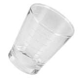 80ml Coffee Cup with Scales Milk Measuring Glass for Home Office Coffee Shop Transparent