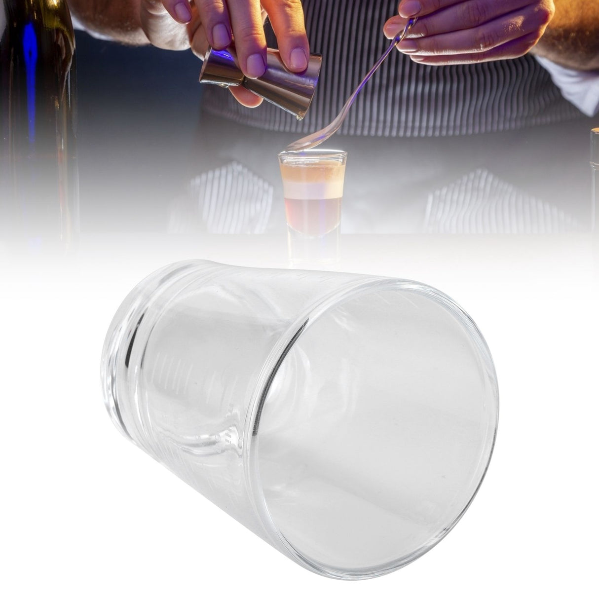 80ml Coffee Cup with Scales Milk Measuring Glass for Home Office Coffee Shop Transparent
