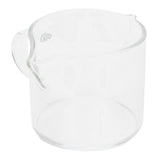 Heat Resistant Glass Measuring Cup Small Milk Coffee Double Mouthed Ounce Cup Kitchen Supplies - Front View