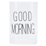 Transparent Milk Cup Innovative Coffee Mug Tea Drink Glass Drinkware for Home ShopBlack Label 240ml