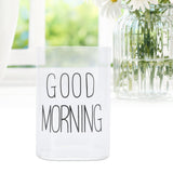 Transparent Milk Cup Innovative Coffee Mug Tea Drink Glass Drinkware for Home ShopBlack Label 240ml