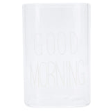 Transparent Milk Cup Innovative Coffee Mug Tea Drink Glass Drinkware for Home ShopWhite Label 240ml