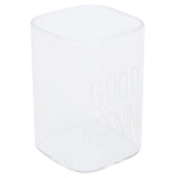 Transparent Milk Cup Innovative Coffee Mug Tea Drink Glass Drinkware for Home ShopWhite Label 240ml