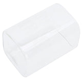 Transparent Milk Cup Innovative Coffee Mug Tea Drink Glass Drinkware for Home ShopWhite Label 240ml - Close-Up Angle
