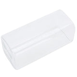 Transparent Milk Cup Innovative Coffee Mug Tea Drink Glass Drinkware for Home ShopWhite Label 400ml - Close-Up Angle