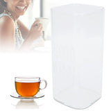 Transparent Milk Cup Innovative Coffee Mug Tea Drink Glass Drinkware for Home ShopWhite Label 400ml