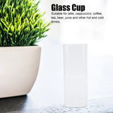 Transparent Milk Cup Innovative Coffee Mug Tea Drink Glass Drinkware for Home ShopWhite Label 400ml - Extra Image