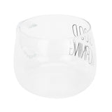 Coffee Cup Transparent Borosilicate Glass Mug with Handle for Milk Tea Cocktail BeverageBlack Label