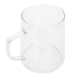 Coffee Pot with Lid HeatResistant Glass Heat Insulation Handle Kettle for Tea Milk Juice(500ml )