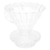 Glass Pour Over Coffee Dripper Cone Filter Cup Coffee Machine Accessories Home Office Use - Rear View