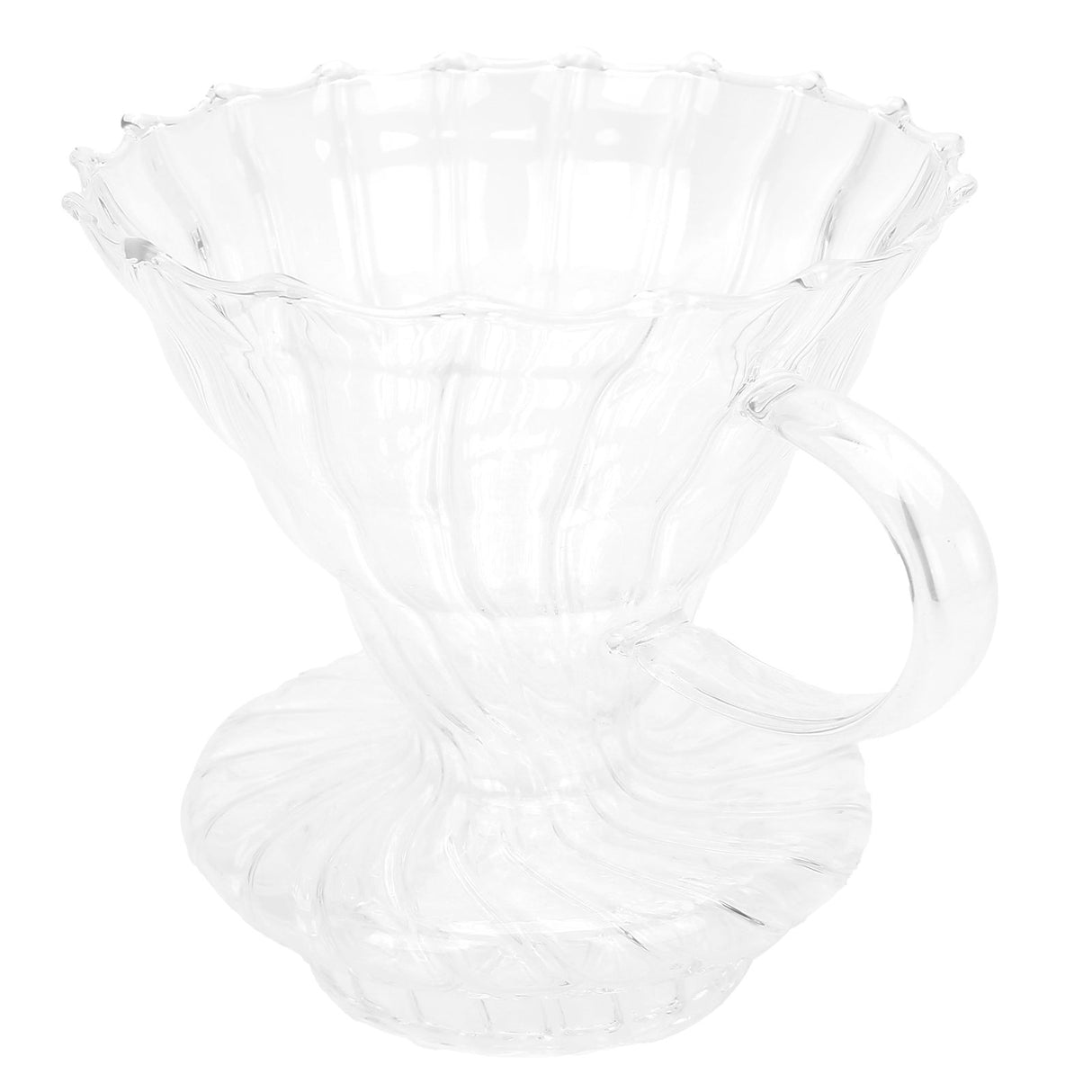 Glass Pour Over Coffee Dripper Cone Filter Cup Coffee Machine Accessories Home Office Use