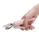 Bowl Gripper Stainless Steel AntiScald AntiSlip Clip Hot Plate Clamp Kitchen Gadget(Pink )