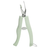 Bowl Gripper Stainless Steel AntiScald AntiSlip Clip Hot Plate Clamp Kitchen Gadget(Green )