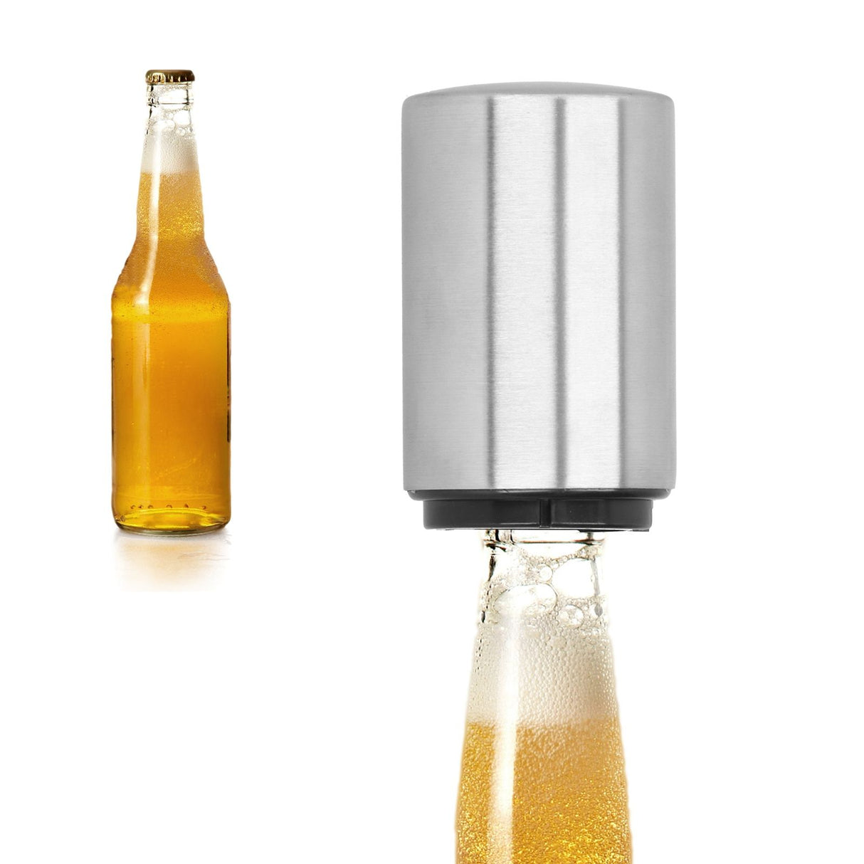 Pressing Beer Bottle Lids Opener Kitchen Bar Accessories Portable Automatic Bottle Opening Tool