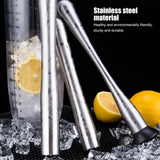 Stainless Steel Ice Crushing Rod Mixer Cocktail Muddler Barware Kitchen Tools DIY Bar ToolL - Extra Image