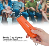 Innovative Bottle Opener Launcher Type Portable Beer Bottle Cap Opener Bar Kitchen ToolOrange - Extra Image