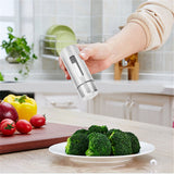 Condiment Container 304 Stainless Steel Seasoning Pots Set with Storage Rack Kitchen Supplies L