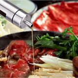 Condiment Container 304 Stainless Steel Seasoning Pots Set with Storage Rack Kitchen Supplies L
