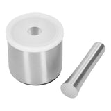 Mortar Pestle Set Stainless Steel Manual Garlic Mill Grinder Crusher Kitchen Tool Gadget - Front View