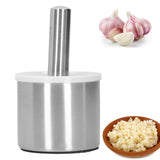 Mortar Pestle Set Stainless Steel Manual Garlic Mill Grinder Crusher Kitchen Tool Gadget - Extra Image