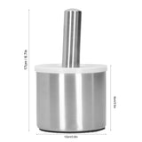 Mortar Pestle Set Stainless Steel Manual Garlic Mill Grinder Crusher Kitchen Tool Gadget