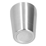 260ml Beer Cup Stainless Steel Water Tea Milk Coffee Cups Mugs for Camping Picnic BBQ - Top-Down View
