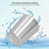 260ml Beer Cup Stainless Steel Water Tea Milk Coffee Cups Mugs for Camping Picnic BBQ